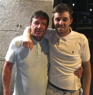 Darren and Macauley Negus