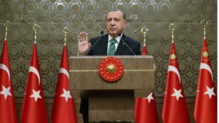 الرئيس التركي رجب طيب اردوغان