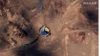 вид на пусковую площадку со спутника