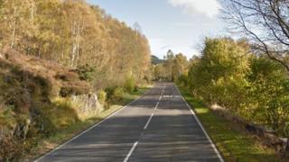 A86 near Glenspean Lodge Hotel, Roybridge
