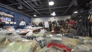 Chief Mark Saunders speaks to press
