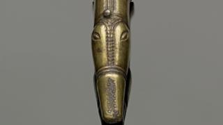 A fragment of the real helmet