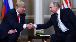 Le président américain Donald Trump et son homologue russe Vladimir Poutine