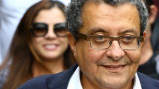 Joao Santana, Brazilian President Dilma Rousseff"s campaign chief and his wife Monica Moura 23 February 2016