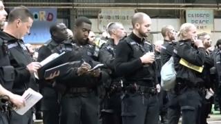 Police briefing