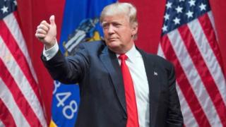 Trump ntakunzwe cane mu bapfasoni