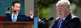 Le président américain Donald Trump a accusé le fondateur du réseau social Facebook Marc Zuckerberg d'être contre lui.