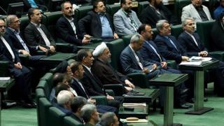 حسن روحانی در مجلس