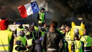 Manifestaciones en París