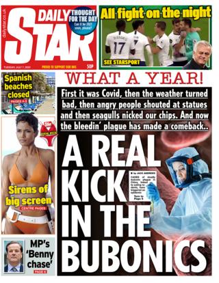 Daily Star front page