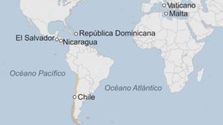 Mapa países donde es ilegal el aborto.