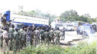 Les ex-rebelles démobilisés bloquaient depuis lundi soir l'entrée de la ville de Bouaké.