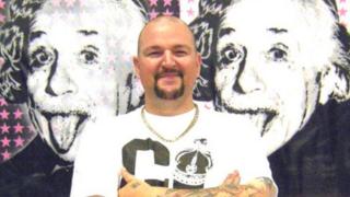 Graffiti artist Darren Cullen