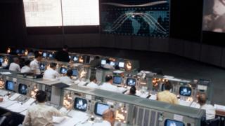 Sala de controle da Nasa