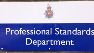 Derbsyhire Police professional standards