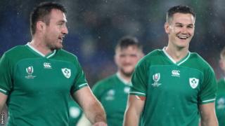 Niall Scannell and Johnny Sexton