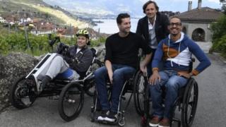 Sebastian, Gertan and David have all benefited from the work of Dr Courtine