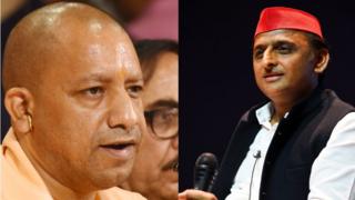 योगी- अखिलेश यादव