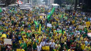Protesto em SP