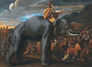 Hannibal crossing the Alps, by Nicolas Poussin