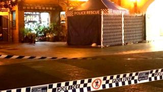 The scene of the shooting