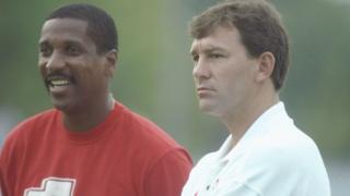 Viv Anderson as Assistant Manager of Middlesbrough.