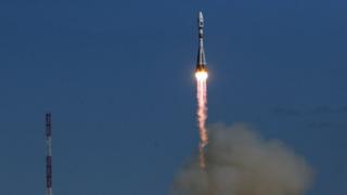 Взлет ксомического корабля с космодрома "Восточный"