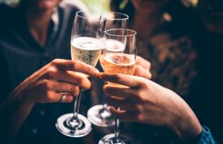Prosecco glasses
