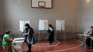 голосование в Грузии
