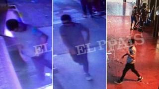 На кадрах з відеоспостереження видно, як після атаки чоловік тікає пішки.