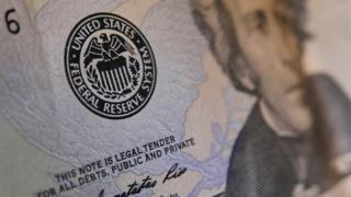 Банкнота США с печатью Федеральной резервной системы