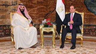 عبد الفتاح السيسي ومحمد بن سلمان