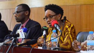 Ministri Venantia Tugireyezu wo mu biro by'umukuru w'igihugu.