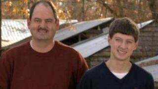Jeffrey y Austin Brasher.
