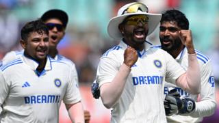 India's Shreyas Iyer celebrates running out England captain Ben Stokes