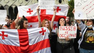 Протесты в Грузии