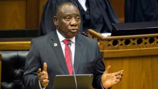 South African President Cyril Ramaphosa (archive photo)