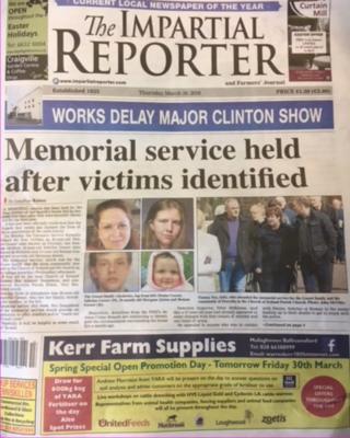 Impartial Reporter front page