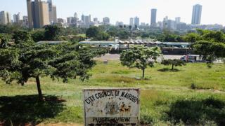 Nairobi skyline, Kenya