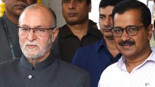 केजरीवाल और अनिल बैजल