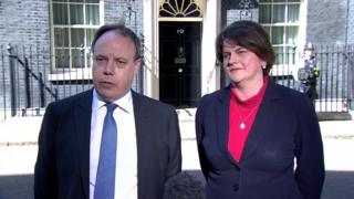 Arlene Foster and Nigel Dodds