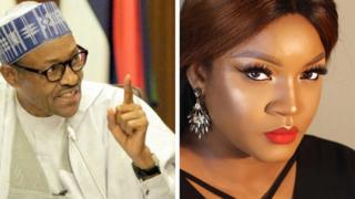 Buhari ati Omotola Jolaide