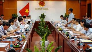 Một cuộc họp ở Bộ Công thương