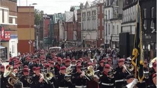 Aldershot parade