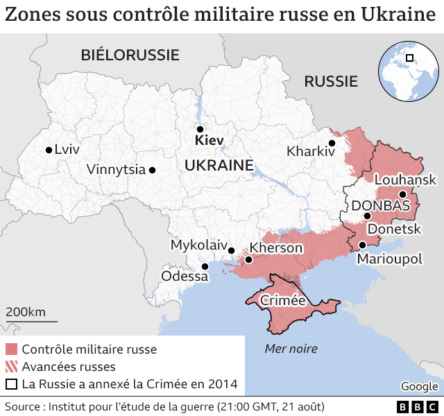 Guerre Ukraine Russie L Offensive De Kharkiv En Cartes BBC News Afrique