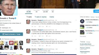 M. Trump a été accusé d'avoir été trop bavard avec le chef de la diplomatie russe.