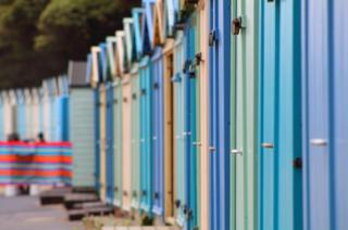 Beach huts