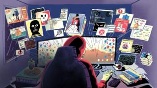 ilustración: hacker