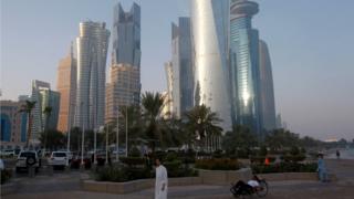 Katar'ın başkenti Doha'dan bir fotoğraf