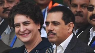 प्रियंका गांधी और रॉबर्ट वाड्रा